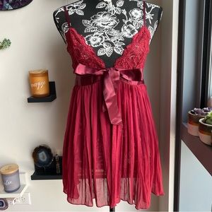 Victoria’s Secret Lace Chemise & Panty Set